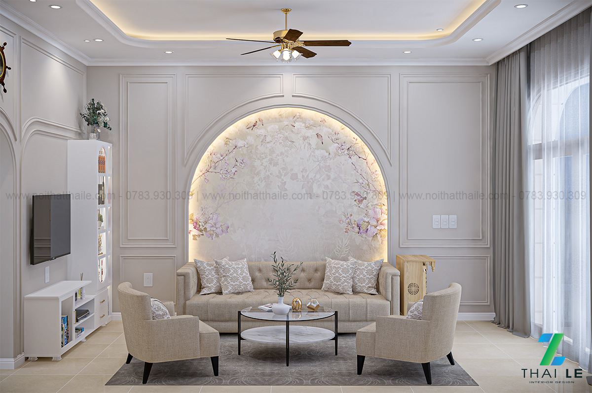 Thiết kế nội thất biệt thự Khổng Tử Long Khánh